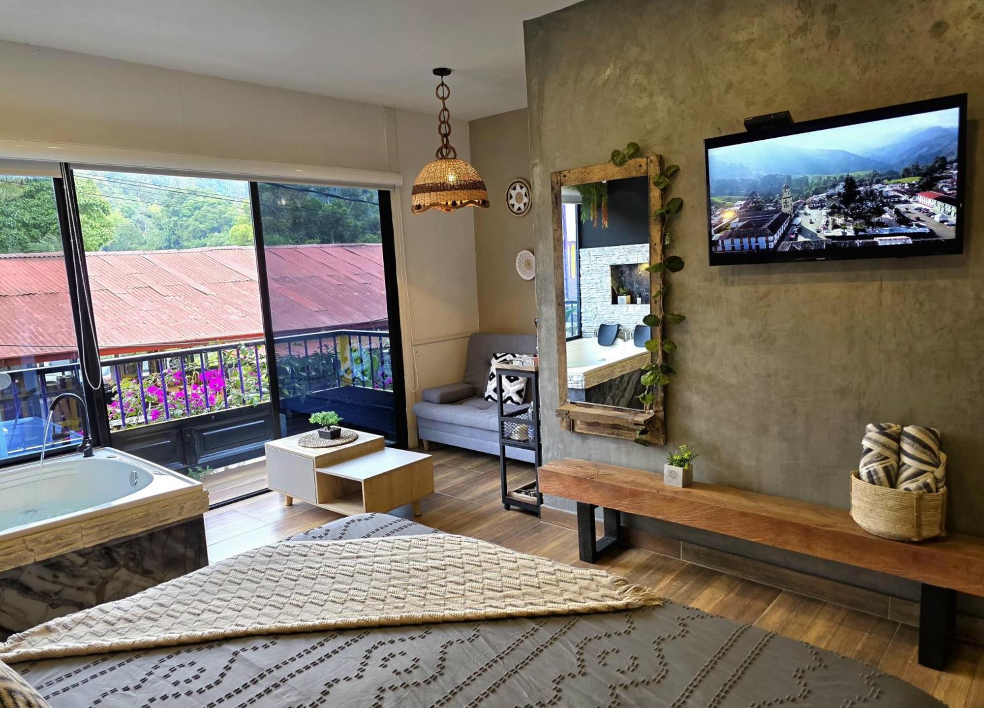 Habitacion Deluxe 2 Con Jacuzzi A 20 Mt Del Parque サレント エクステリア 写真
